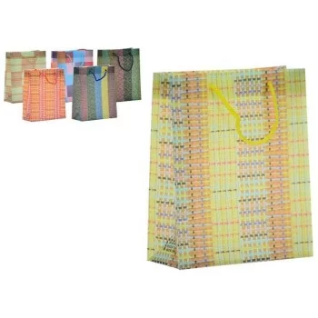 Bag Stripes Plastic 7,5 x 22 x 18 cm (12 Units) 2