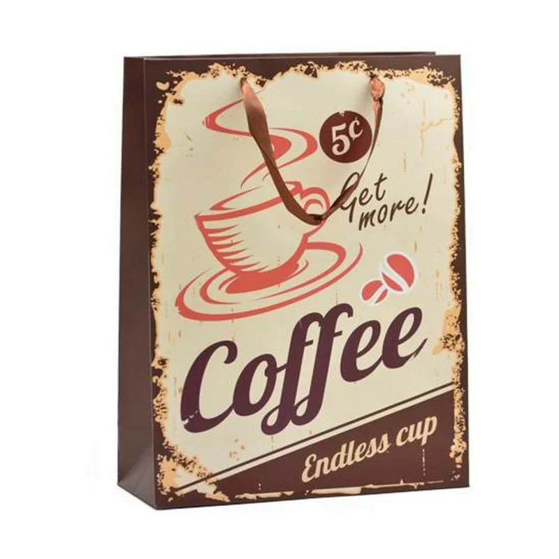 Paper Bag Hotdog & Coffee 8,5 x 24 x 18 cm (12...