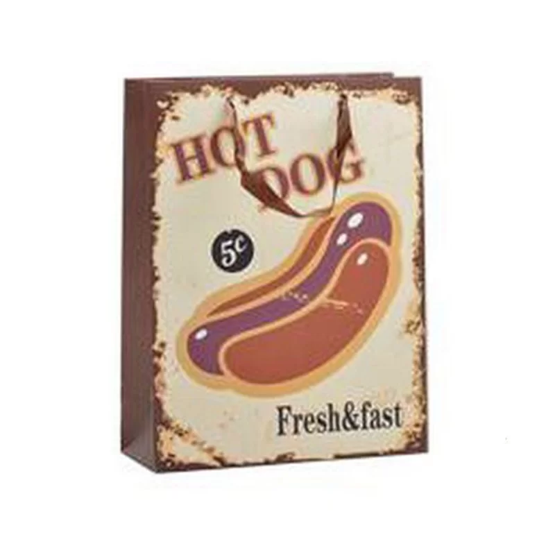 Paper Bag Hotdog & Coffee 8,5 x 24 x 18 cm (12...
