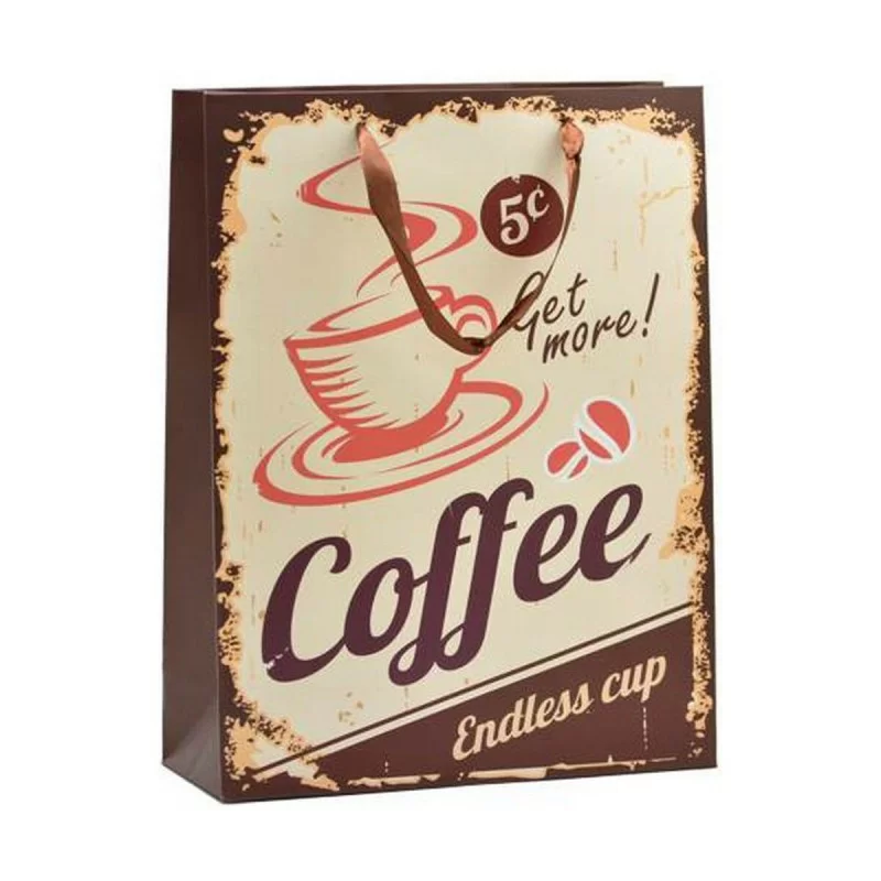 Paper Bag Hotdog & Coffee 12 x 43 x 30 cm (12...