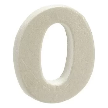 Number White polystyrene 2 x 15 x 10 cm (12 Units) 2