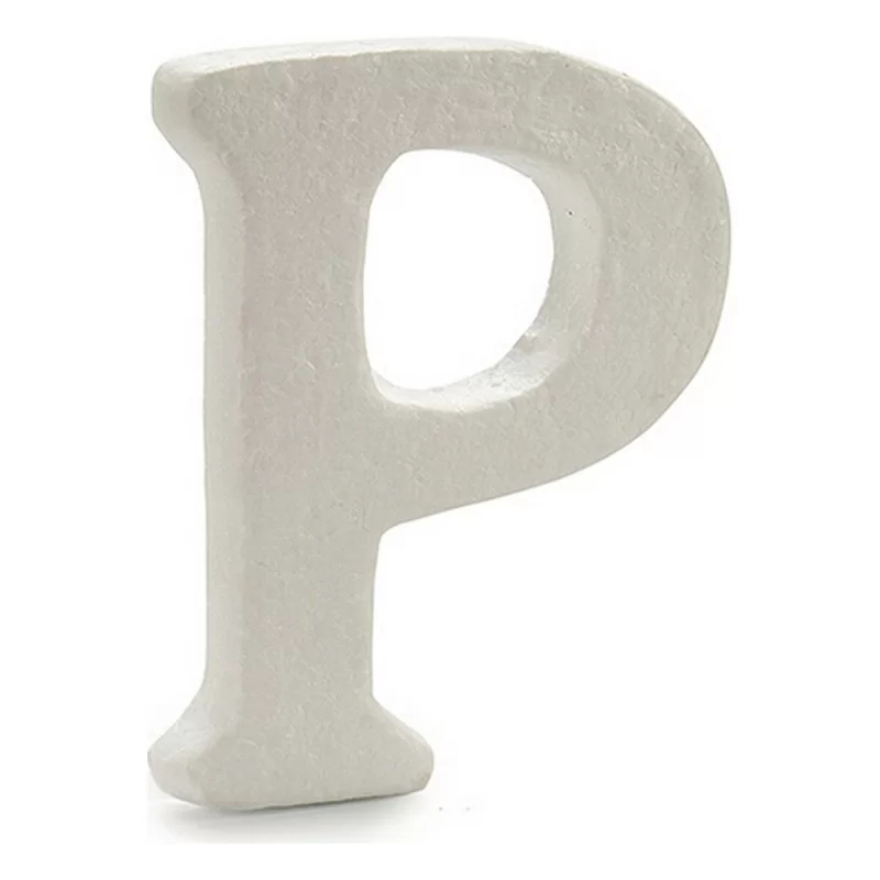 Letter P White polystyrene 1 x 15 x 13,5 cm (12...