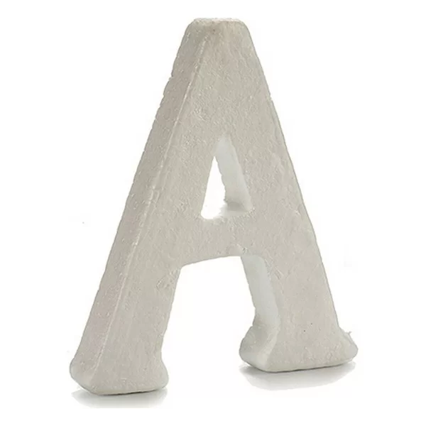 Letters ABCDEFGHI White polystyrene 2 x 23 x 17 cm (9Units)