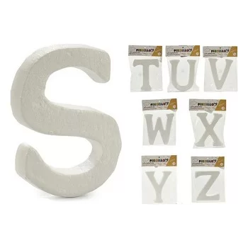 Letters STUVWXYZ White polystyrene 2 x 23 x 17 cm (8 Units) 2