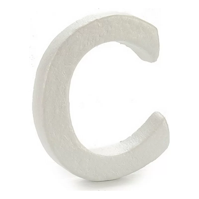Letter C White polystyrene 1 x 15 x 13,5 cm (12...