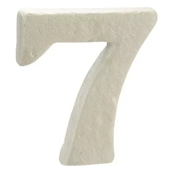 Number 7 White polystyrene 2 x 15 x 10 cm (12 Units) 2