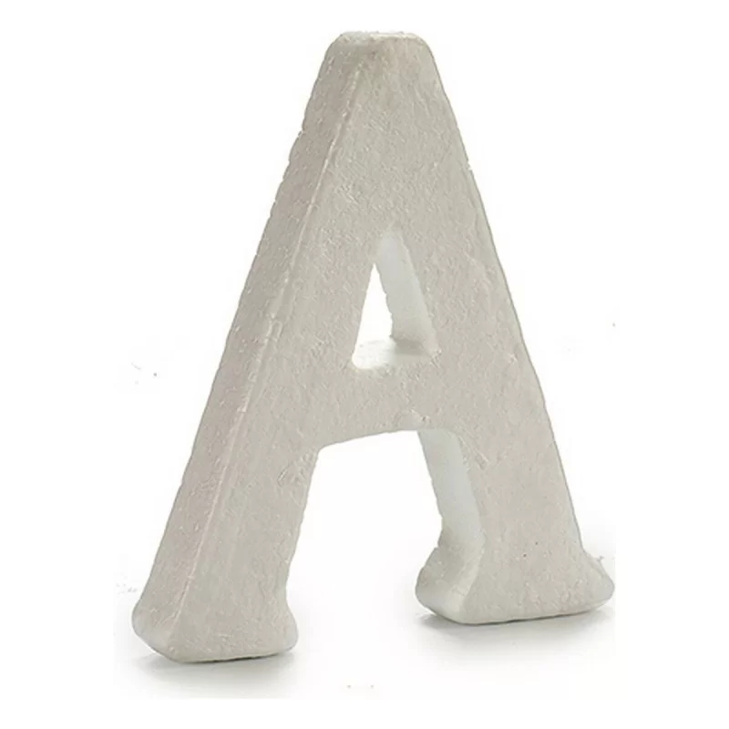 Letter A White polystyrene 1 x 15 x 13,5 cm (12...