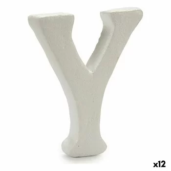 Letter Y White polystyrene 1 x 15 x 13,5 cm (12 Units)
