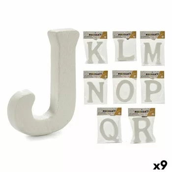 Letters JKLMNOPQR White polystyrene 2,5 x 22 x 17 cm...