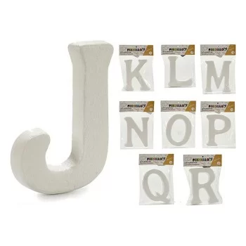 Letters JKLMNOPQR White polystyrene 2,5 x 22 x 17 cm... 2