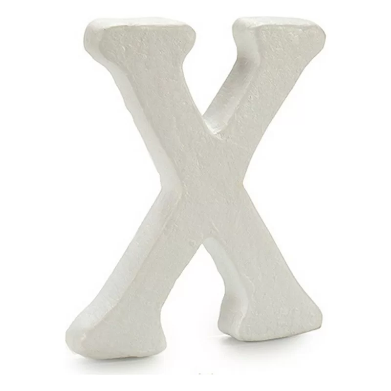 Letter X White polystyrene 1 x 15 x 13,5 cm (12...