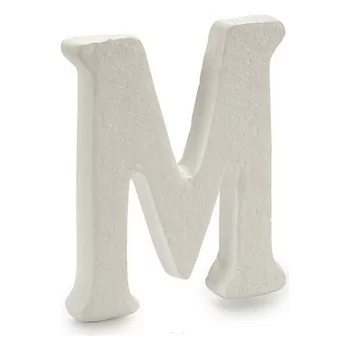 Letter M White polystyrene 1 x 15 x 13,5 cm (12 Units) 2