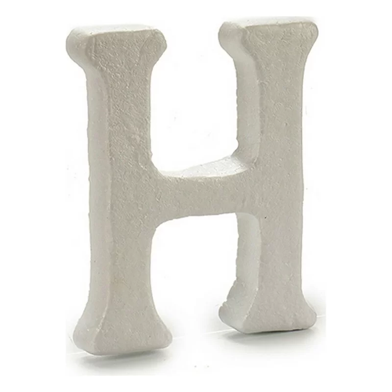 Letter H White polystyrene 1 x 15 x 13,5 cm (12...