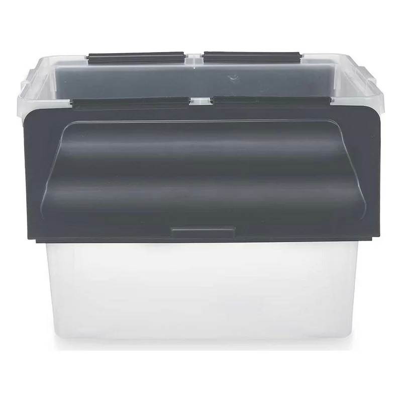 Storage Box with Lid 48 L Transparent...