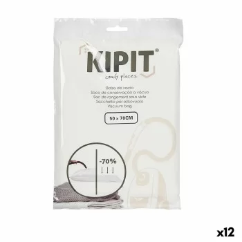 Vacuum Bags Transparent Plastic 50 x 70 cm (12 Units)