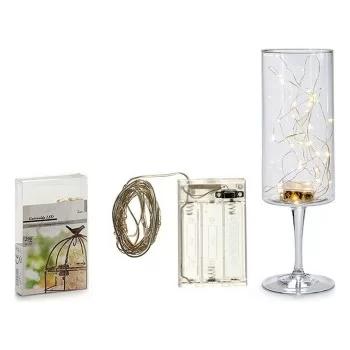 Wreath of LED Lights 290 cm Transparent (12 Units) 2