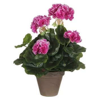 Decorative Plant Mica Decorations PVC Geranium (11,5 x 33...
