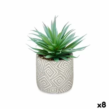 Decorative Plant Succulent Wood Plastic 17 x 21 x 17 cm...