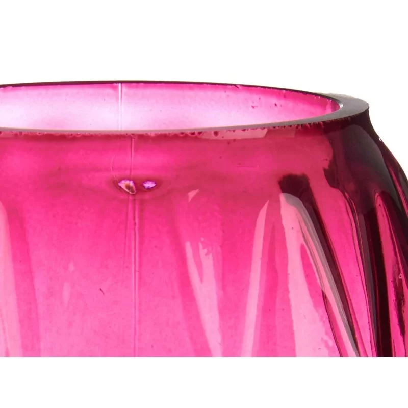 Vase Engraving Rhombus Pink Crystal 13,5 x 19 x...