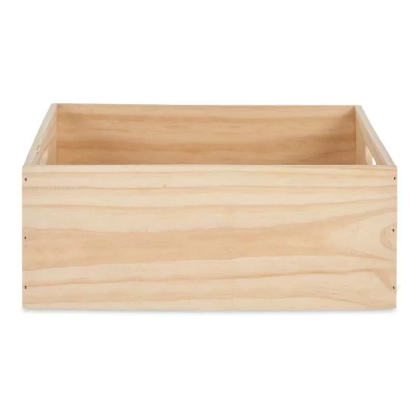 Decorative box Pine 31 x 14 x 36 cm (4 Units)