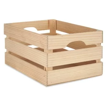 Decorative box Pine 26 x 18,3 x 36 cm (3 Units) 2