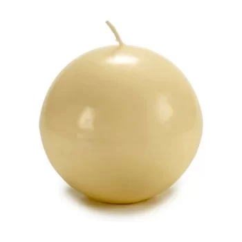 Candle Cream Wax 10 x 10 x 10 cm (4 Units) 2