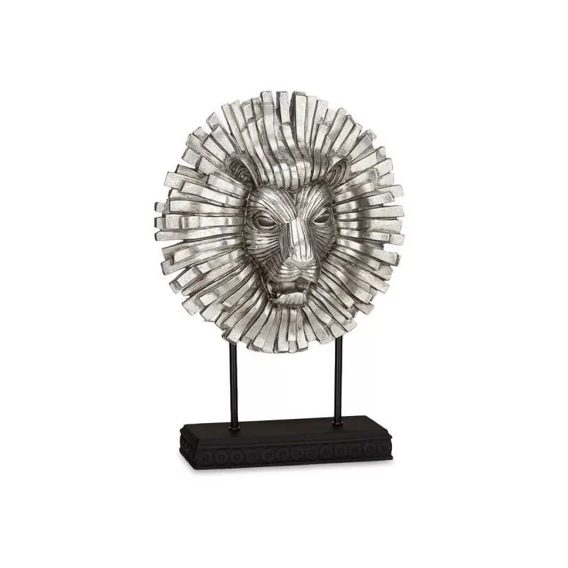 Decorative Figure Lion Silver 28 x 38,5 x 11,5...