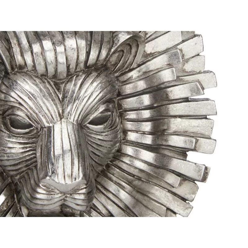 Decorative Figure Lion Silver 28 x 38,5 x 11,5...