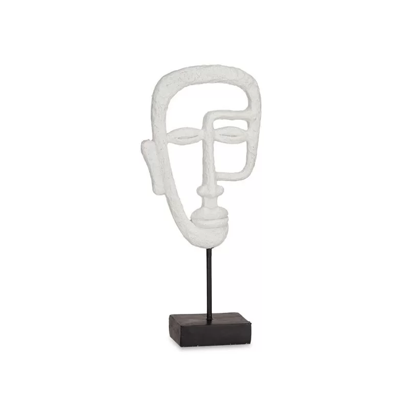 Decorative Figure Face White 19,5 x 38 x 10,5...