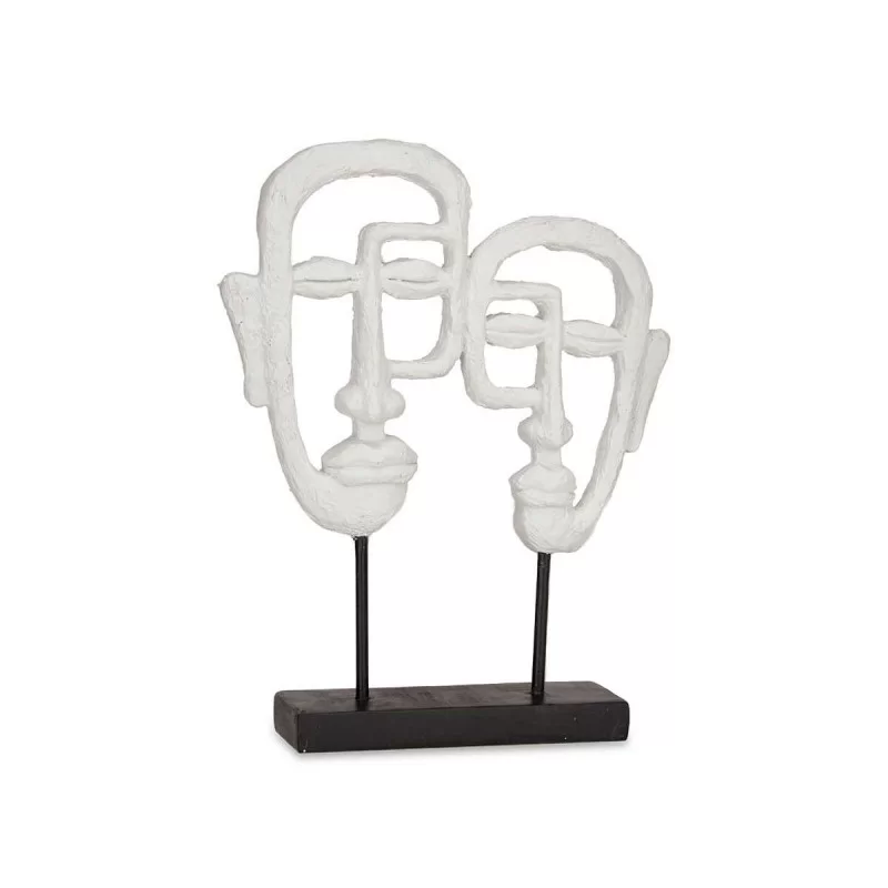 Decorative Figure Face White 27 x 32,5 x 10,5...