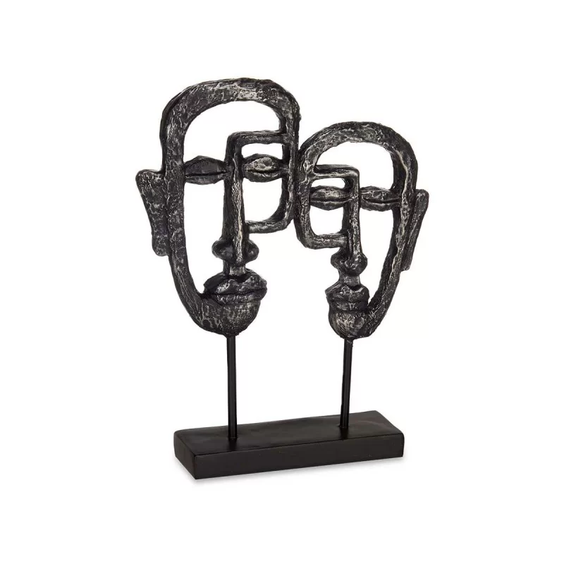 Decorative Figure Face Black 27 x 32,5 x 10,5...