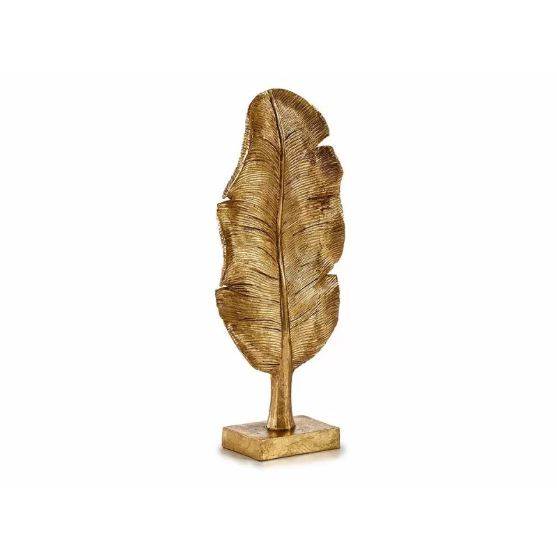 Decorative Figure Leaf of a plant Golden 8 x...