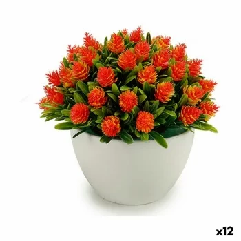 Decorative Plant Flowers Plastic 14 x 12,5 x 14 cm (12...