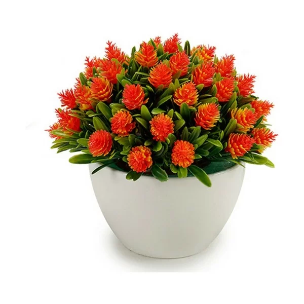 Decorative Plant Flowers Plastic 14 x 12,5 x 14 cm (12 Units)
