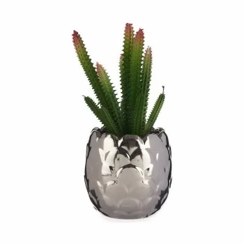 Decorative Plant Cactus Ceramic Plastic 10 x 20 x 10 cm... 2