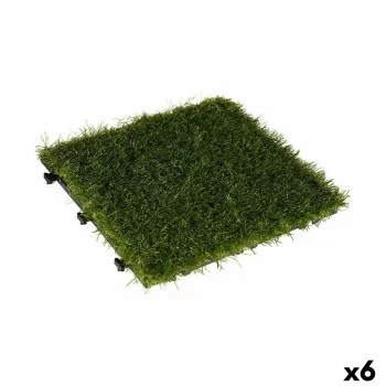 Interlocking Floor Tile Grass Green Plastic 30 x 3,5 x 30...