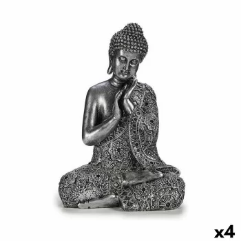 Decorative Figure Buddha Sitting Silver 22 x 33 x 18 cm...