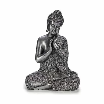 Decorative Figure Buddha Sitting Silver 22 x 33 x 18 cm... 2