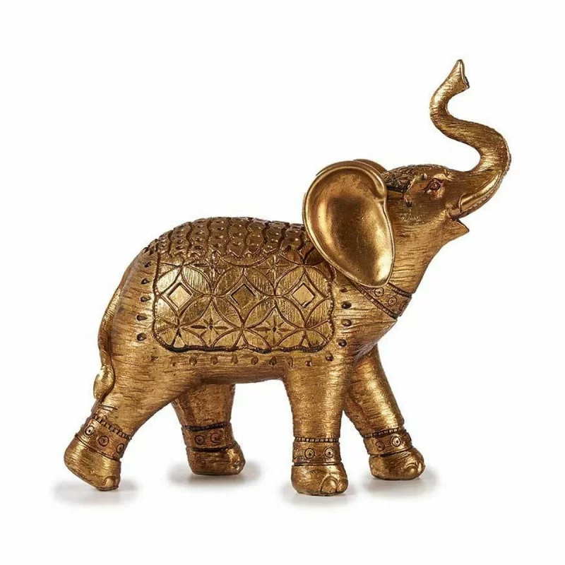 Decorative Figure Elephant Golden 27,5 x 27 x...