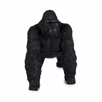 Decorative Figure Gorilla Black 20 x 27 x 34 cm (2 Units) 2