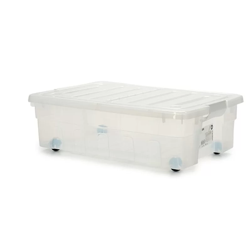 Storage Box with Wheels 30 L 40 x 18 x 59,5 cm...