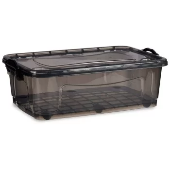 Storage Box with Wheels Anthracite Plastic 30 L 40 x 20,5... 2