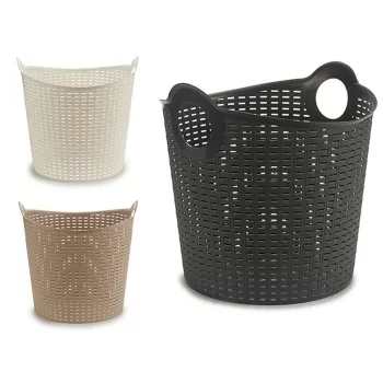 Laundry Basket Circular Plastic 40 L 38,5 x 37,5 x 40,5... 2