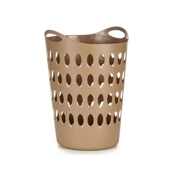 Laundry Basket Beige Plastic 50 L 44 x 56 x 41 cm (12 Units) 2
