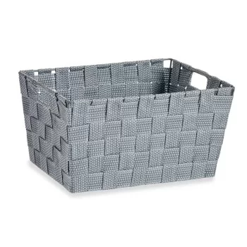 Multi-purpose basket Grey Cloth 5 L 30,4 x 14 x 20 cm (18... 2