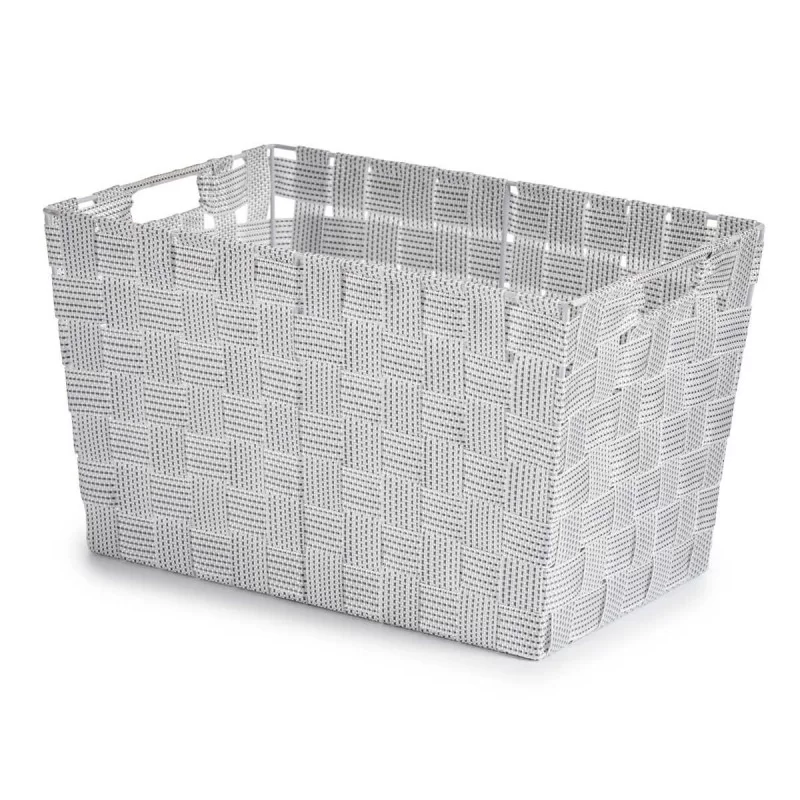 Laundry Basket White Cloth 10 L 25 x 20 x 35 cm...