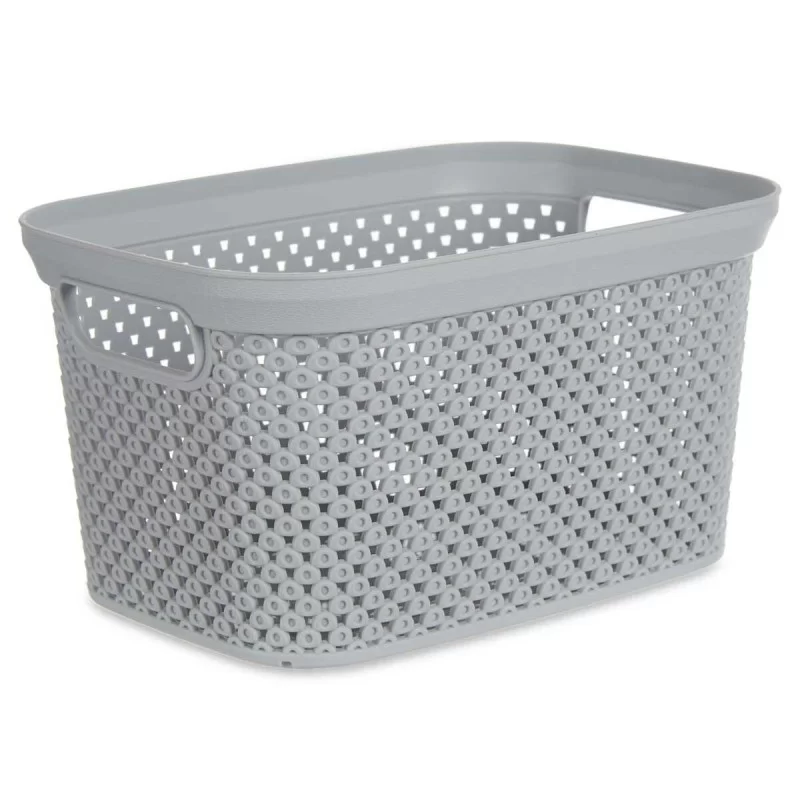 Laundry Basket Grey Plastic 3 L 16,5 x 12,5 x...