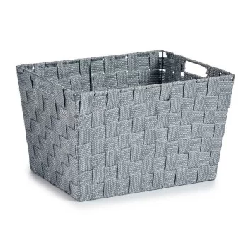 Laundry Basket Grey Cloth 10 L 25 x 20,5 x 35 cm (12 Units) 2