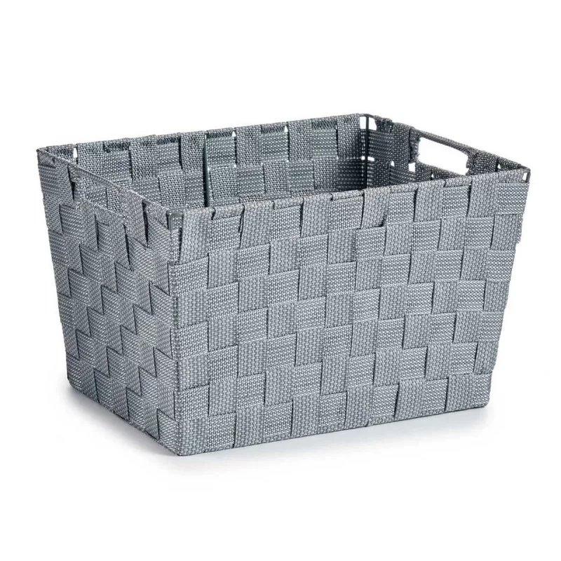 Laundry Basket Grey Cloth 10 L 25 x 20,5 x 35...