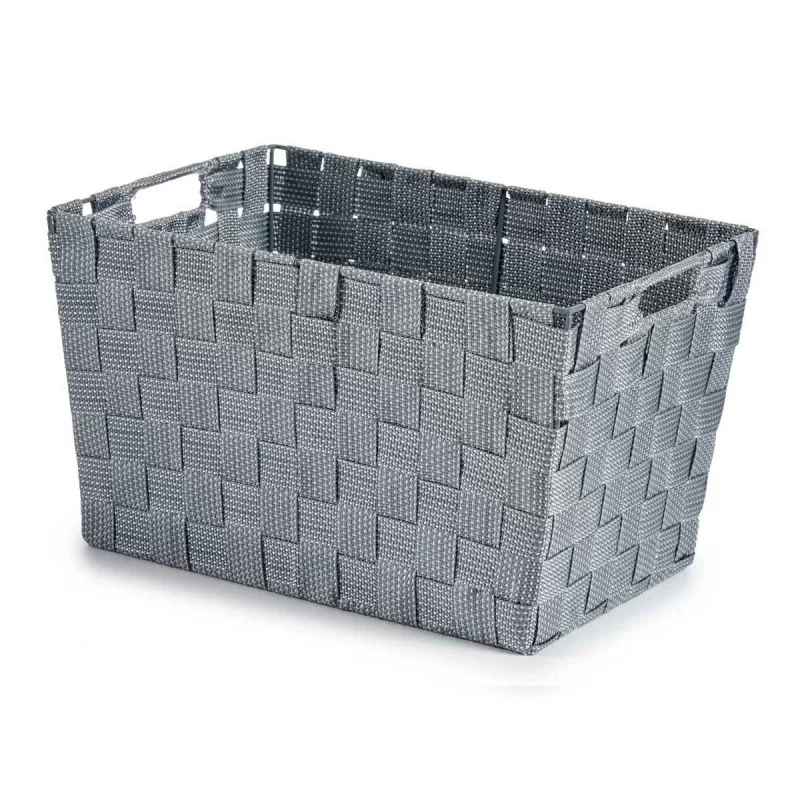 Laundry Basket Grey Cloth 10 L 25 x 20,5 x 35...
